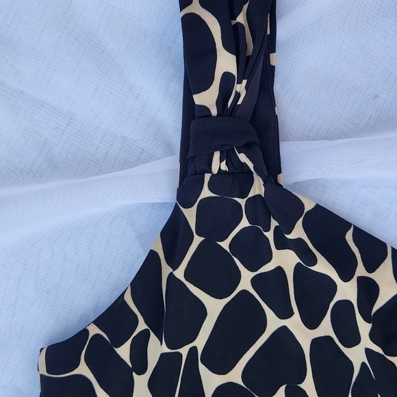 Enfocus Studio Sleeveless Black and Tan Dress size 6 - Picture 10 of 10